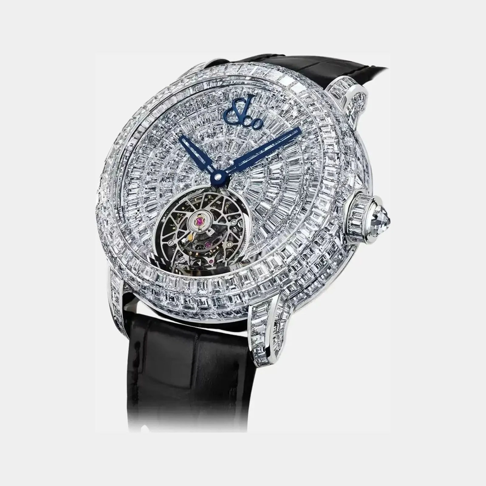 Jacob & Co Caviar Tourbillon White Diamonds 44mm CV310.30.BA.AA.A