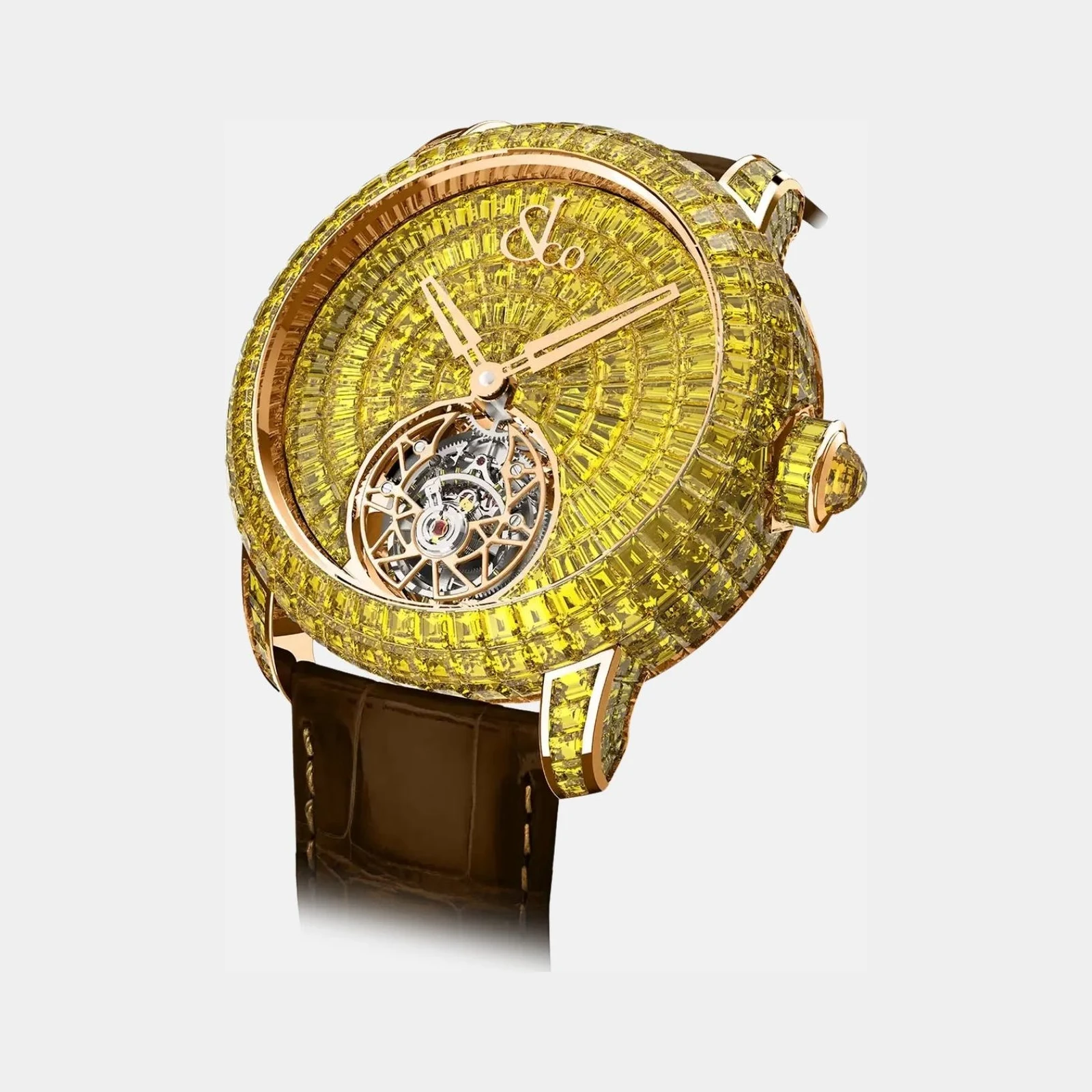 Jacob & Co Caviar Tourbillon Yellow Sapphires CV310.40.AA.AB.A