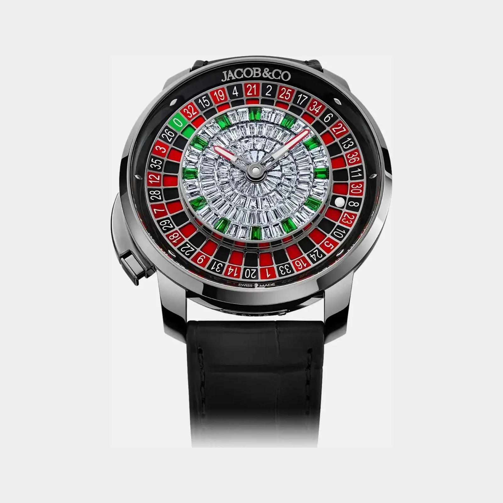 Jacob & Co Casino Tourbillon White Gold Baguette CA100.30.AB.BB.A