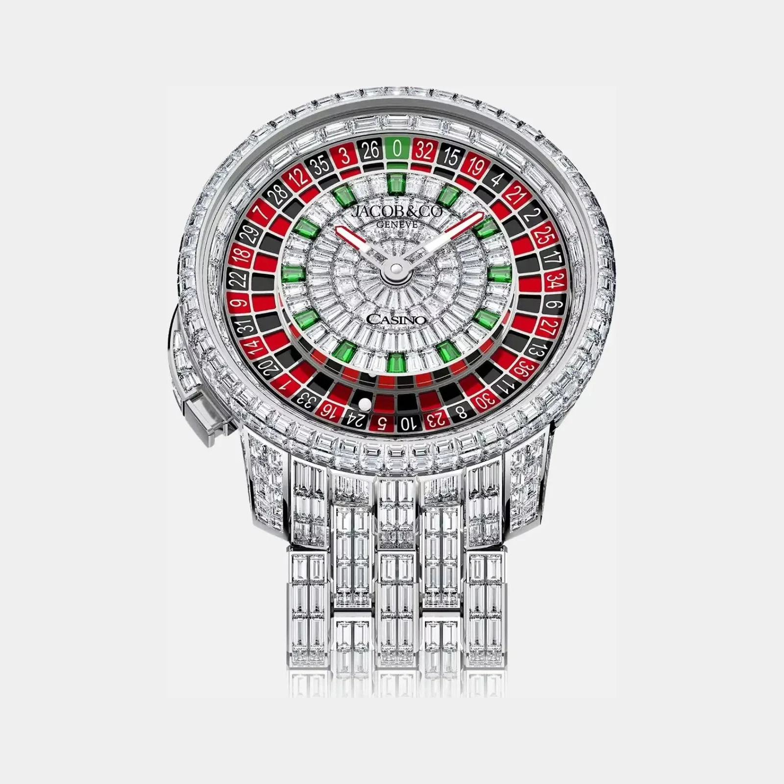 Jacob & Co Casino Tourbillon Full Baguette CA800.39.BD.BA.A39BD