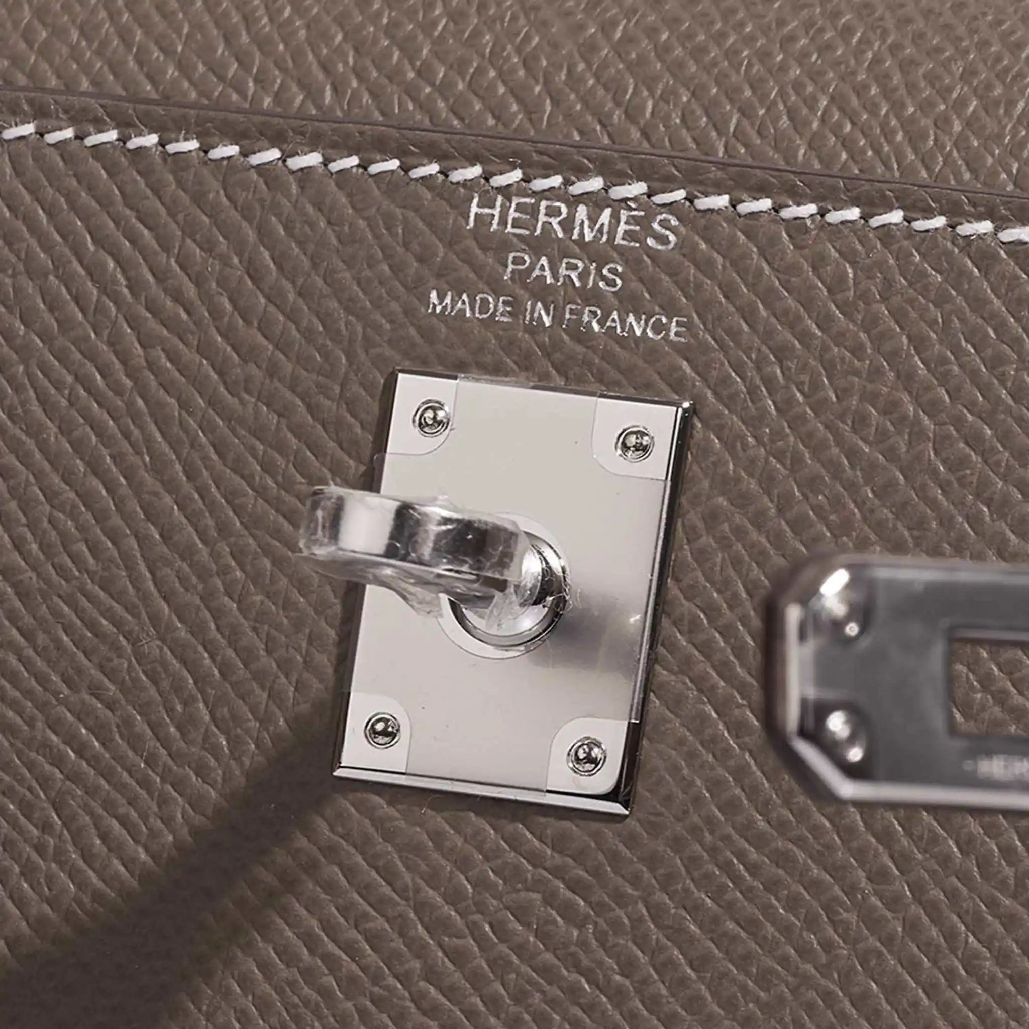 Hermès Kelly 25 Etoupe Epsom PHW