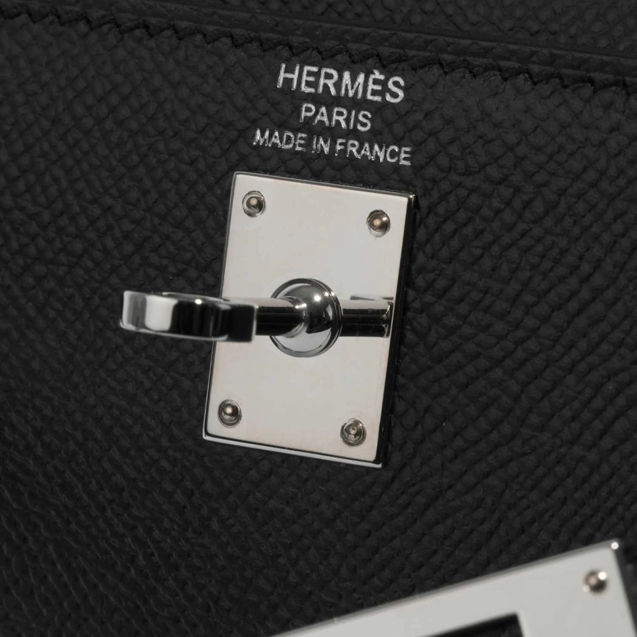 Hermès Kelly 25 Epsom Black PHW