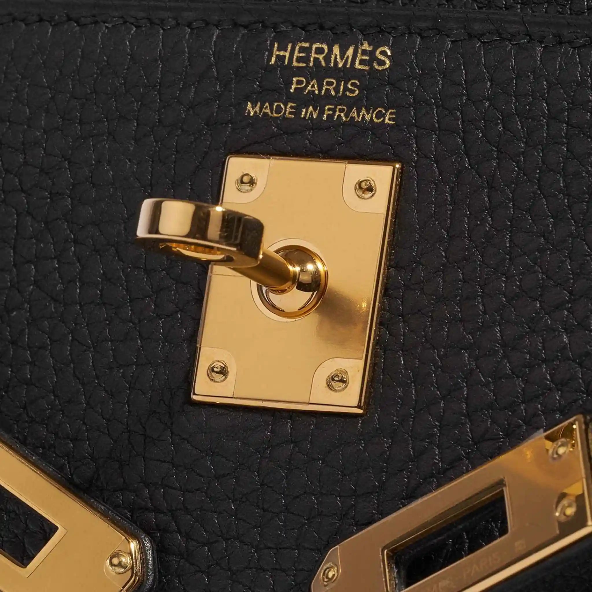Hermès Kelly 25 Togo Black GHW